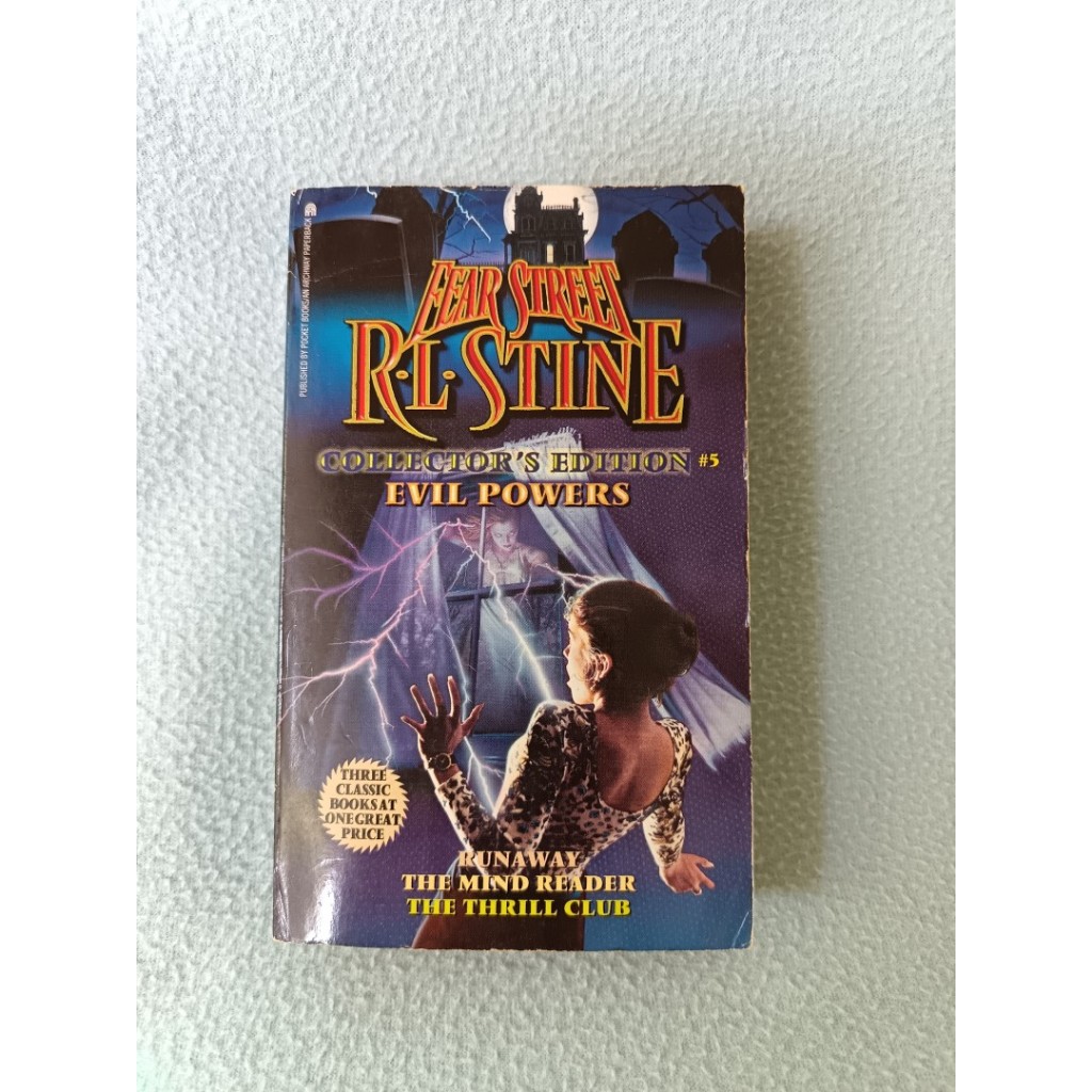 Evil Powers (Fear Street Collectors Editions 5) โดย RL Stine [Preloved] นิยายวินเทจ Young Adult Horr