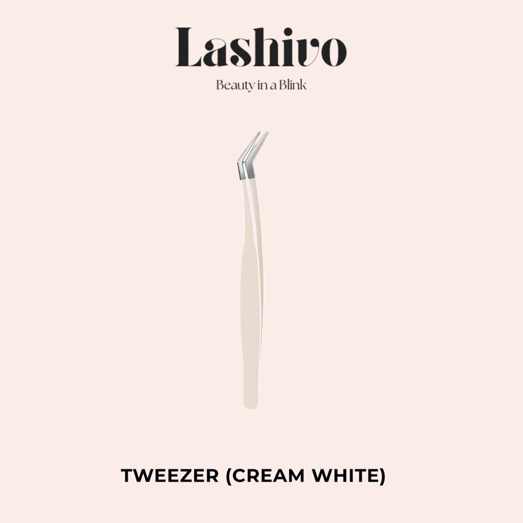 Lashivo Tweezer ขนตาปลอม Tweezer Non-Stick Tweezer อุปกรณ์เสริมสําหรับตกแต่งเล็บ
