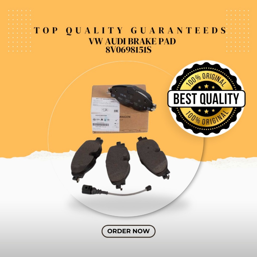 8V0698151S VW AUDI BRAKE PAD SET ARTEN 3H7 3H8 5G1 BQ1 BE1 BE2 GOLF CD1 DA1 PASSAT B8 3G2 A3 Limousi