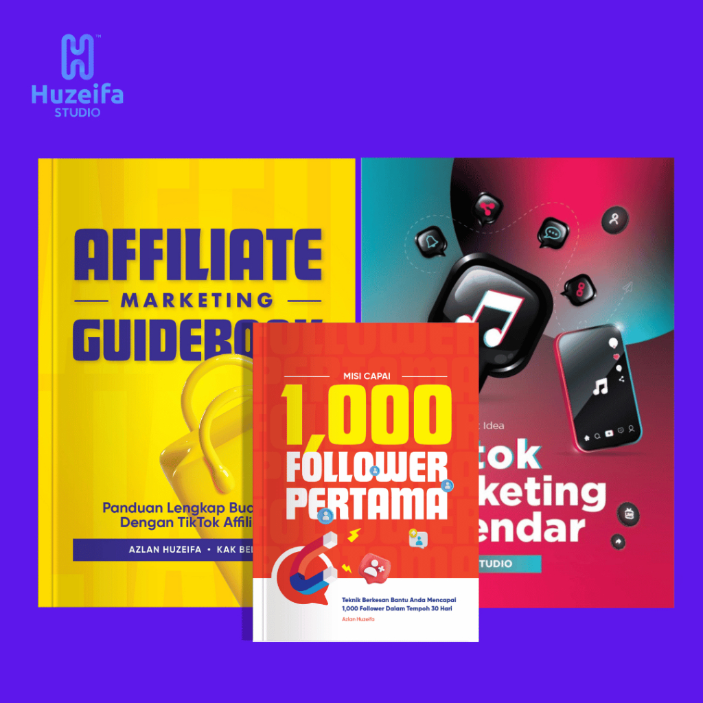 Master Bundle Affiliate Marketing Buku Lengkap Jana Duit + Content Planner + Panduan Grow Follower B