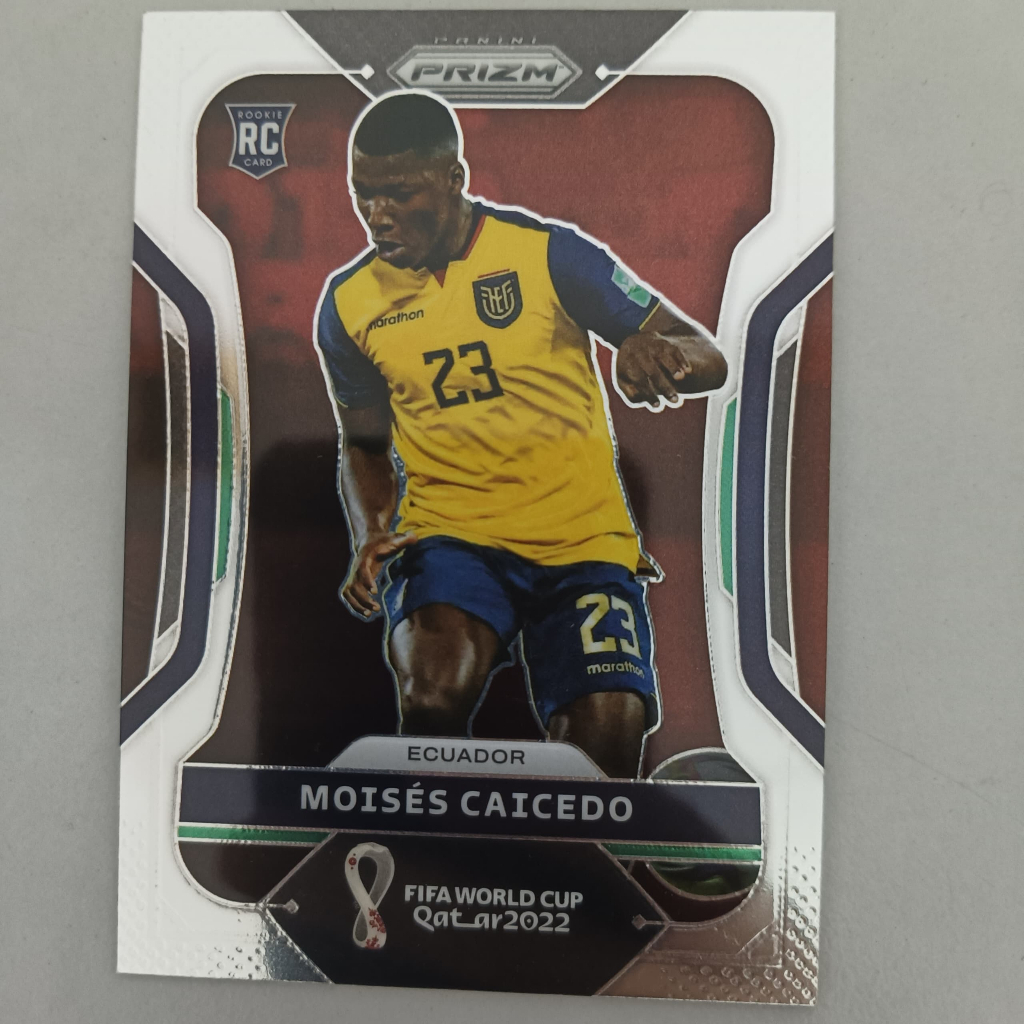 Panini Prizm World Cup 2022 การ์ดฟุตบอล Ecuador - Moises Caicedo และอื่นๆ