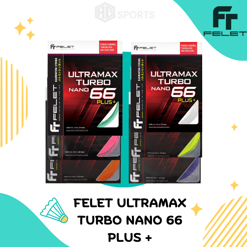 สายแบดมินตัน Felet Ultramax Turbo Nano 66 plus
