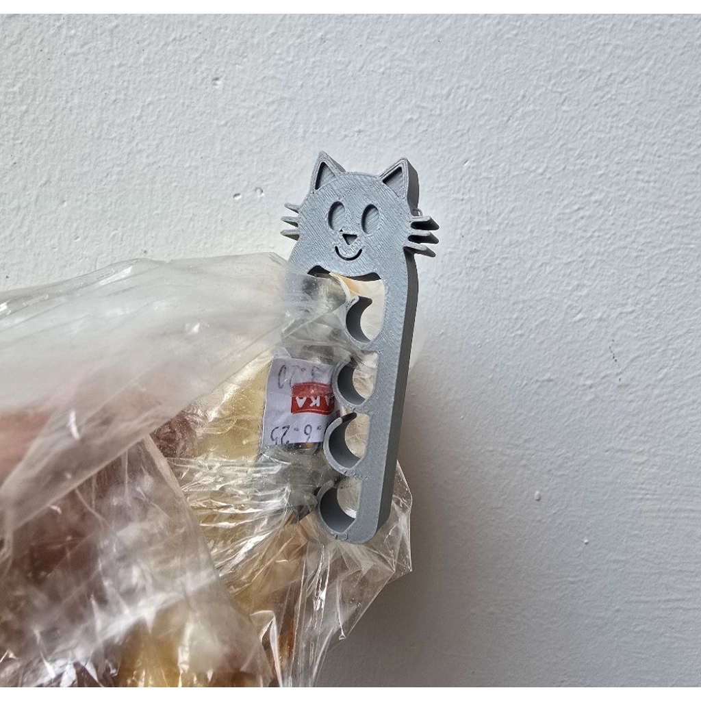 Cat Chip Clip Bread Sealer Fastener Sepit Makan Plastik