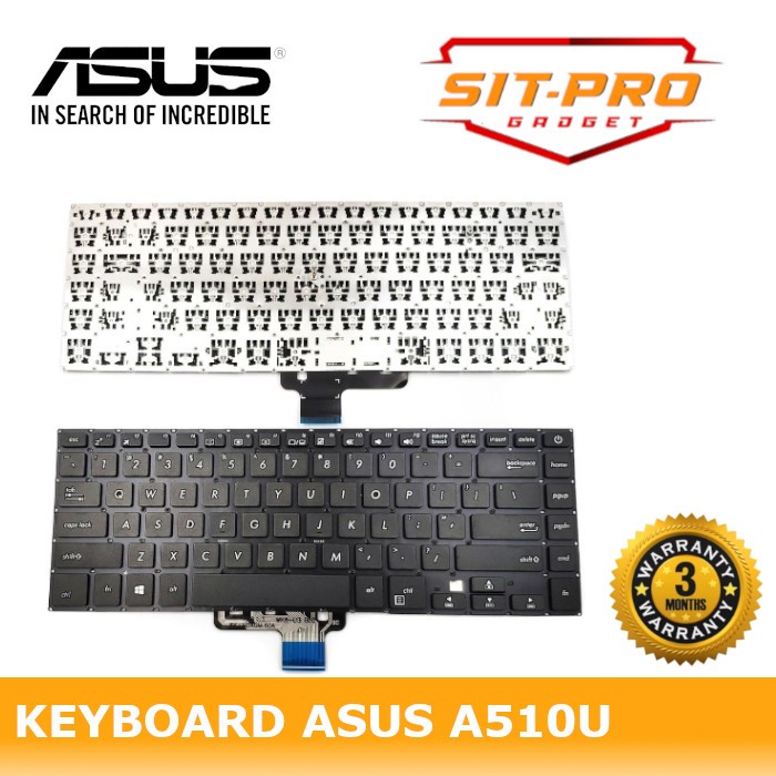 Asus VivoBook S15 S510U A510U F510U X510U S510UA S510UR S510UN X510U F510U แล็ปท็อปเปลี่ยนแป้นพิมพ์