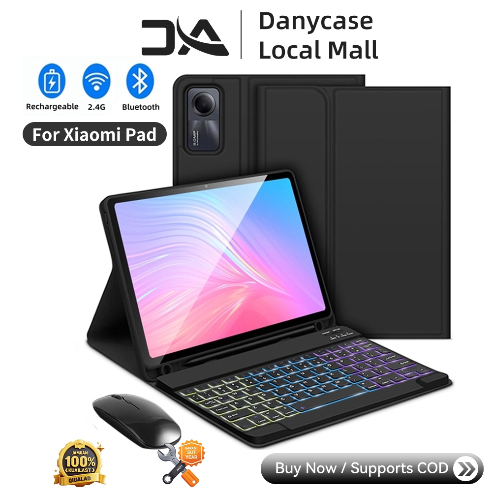 Danycase คีย์บอร์ดบลูทูธสําหรับ Mipad 7/7 pro Redmi Xiaomi Pad 2/SE Mipad 6/6 Pro MiPad 5/5 Pro (11"