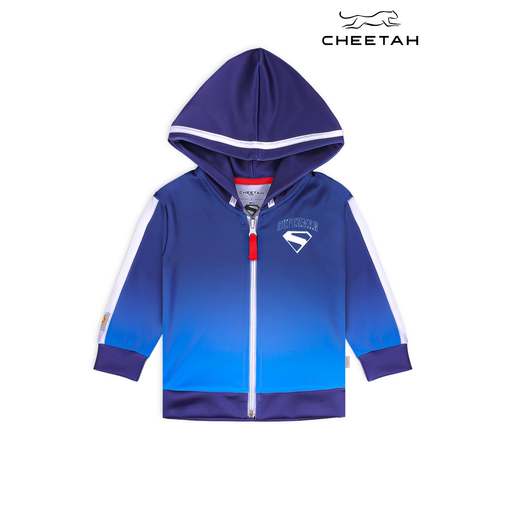Cheetah Baby Boy DC Superman Jaket Hoodie Bayi Lelaki Regular Fit โพลีเอสเตอร์ - CBB-3146