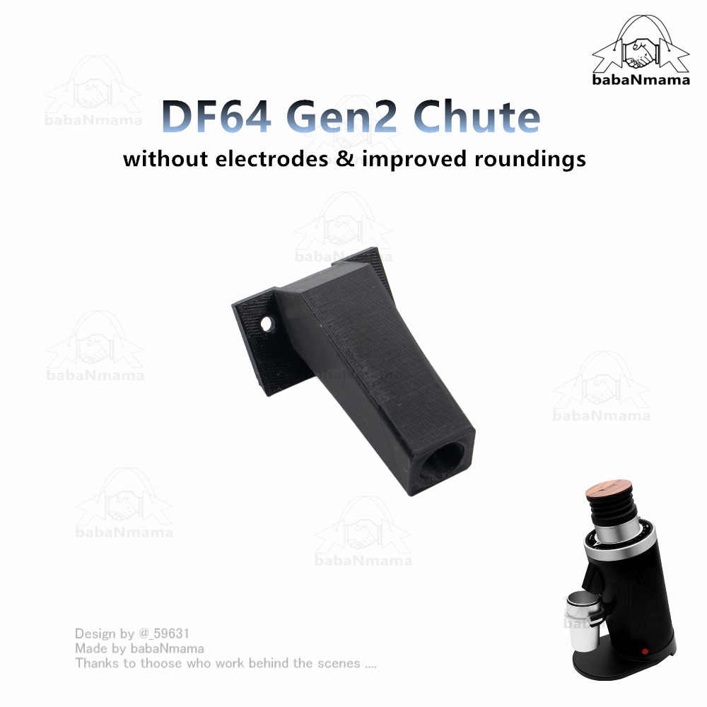 DF64 Gen2 Chute ไม่มีอิเล็กโทรดและปรับรอบได้
