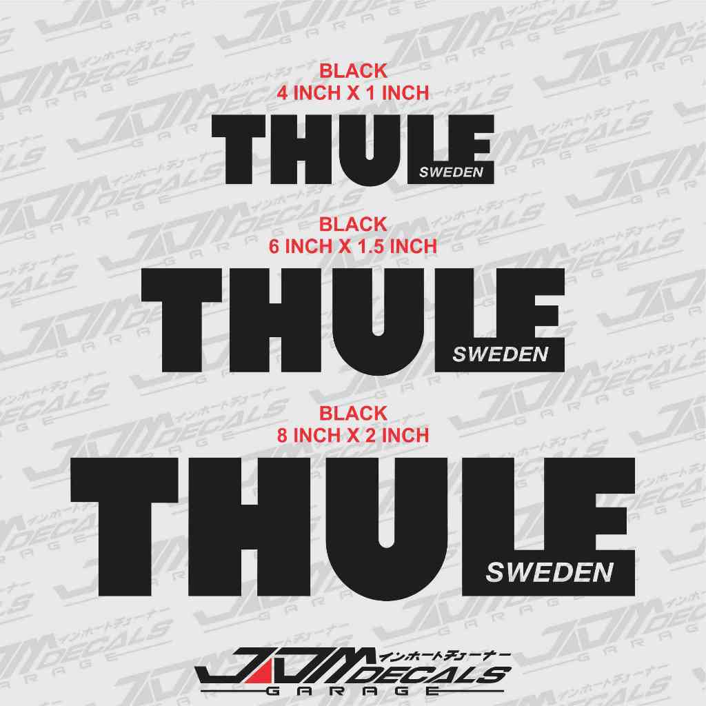 Thule Roofbox สติ๊กเกอร์ตัดไวนิล