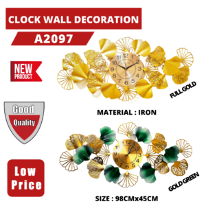 นาฬิกา IRON WALL DECORTATION A2097