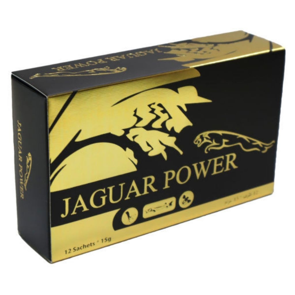 Royal Honey Jaguar Power a อาหารเสริมน้ําผึ้งพรีเมี่ยมใน 12 x 15 ซอง