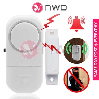《 𝗙𝗔𝗦𝗧 𝗥𝗘𝗦𝗣𝗢𝗡𝗦𝗘 》Wireless Magnetic Sensor Door Alarm Self Adhesive Window Entry Alarms Home Safety Security System 防盗报警器