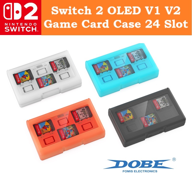 DOBE Nintendo Switch 2 OLED V2 24 Slot กล่องเก็บเคสการ์ดเกม
