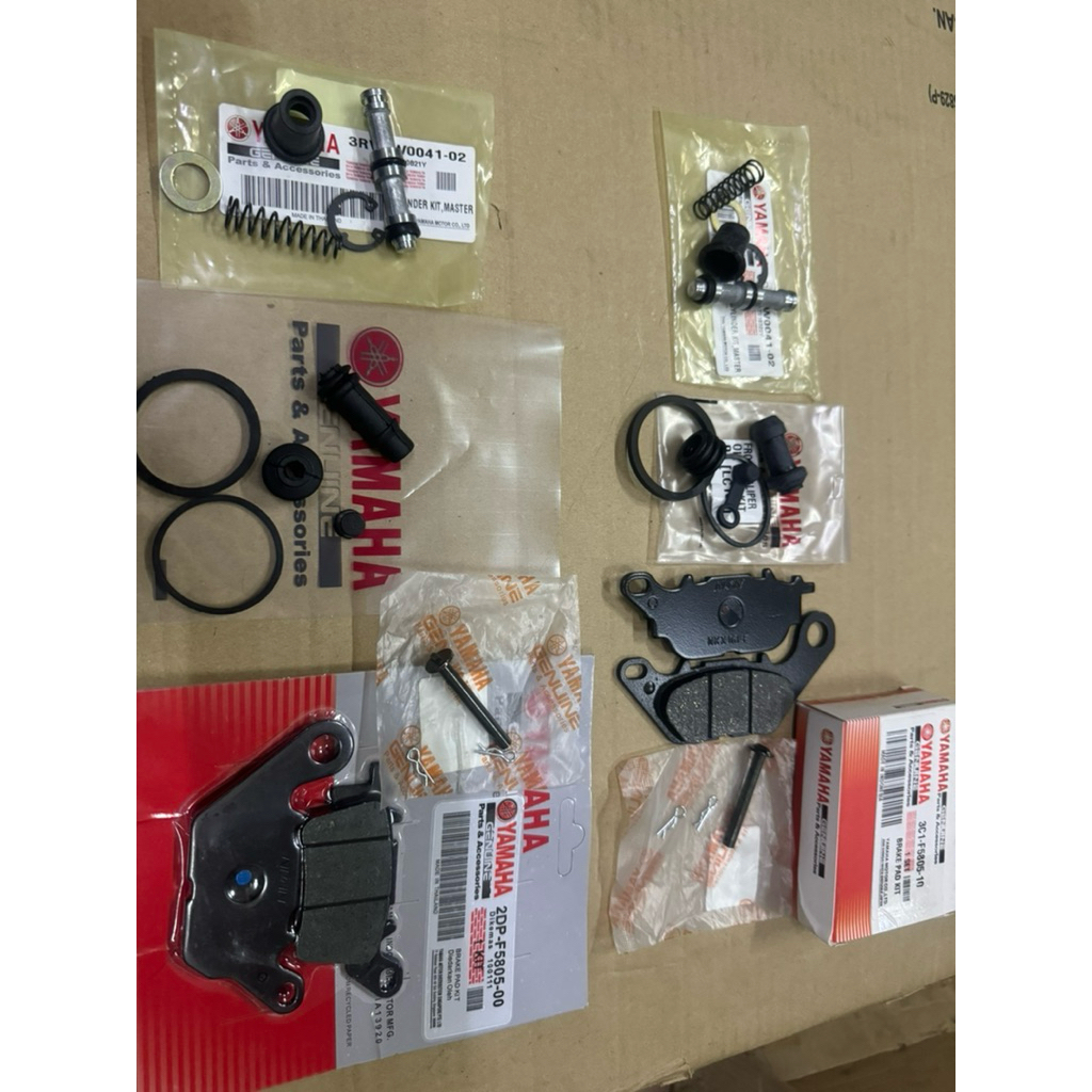 Yamaha NMAX N-MAX V1 V2 V3 ด้านหน้าด้านหลัง CALIPER DEPAN BELAKANG ชุดซีลน้ํามันชุดปั๊มเบรค BOOT ORI