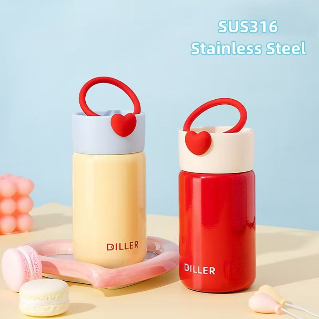 Diller Thermo ขวดน้ําถ้วยสูญญากาศ 200ml