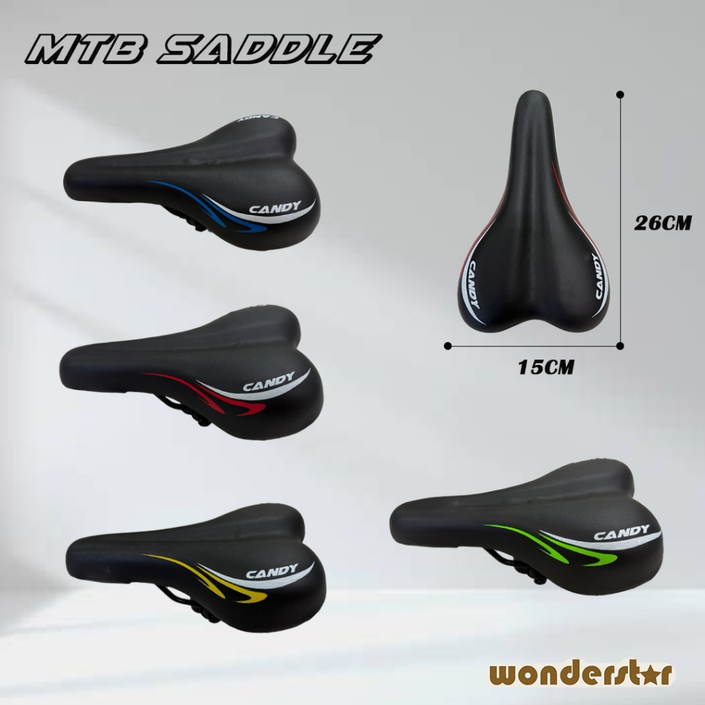 CANDY BASIKAL TEMPAT DUDUK 24"- 26"MTB / CANDY BICYCLE SADDLE ที่นั่งนุ่มสบายสําหรับ 24 "- 26" MTB/F