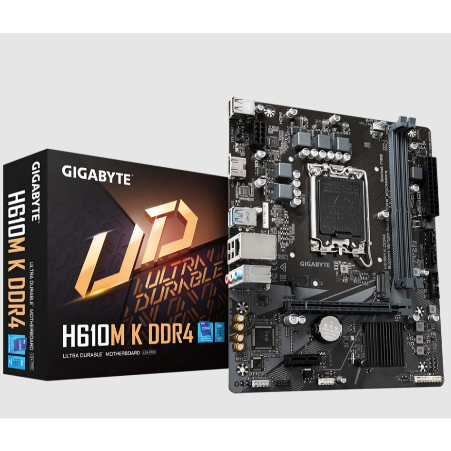 GIGABYTE H610M K DDR4 mATX เมนบอร์ด Intel / LGA1700