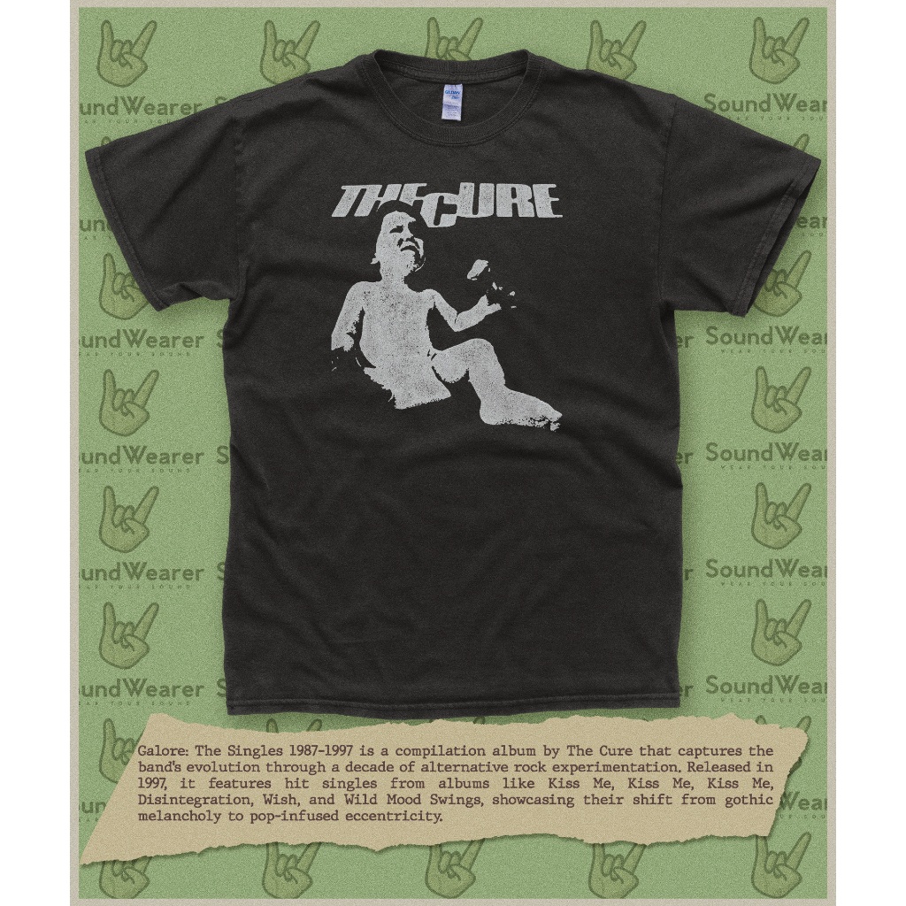 เสื้อยืดวง Cure 1997 Galore