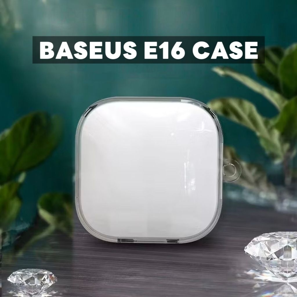 Baseus E16 Case Earbuds Protective Shell Soft TPU Transparent Case Baseus E16 Casing
