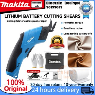Makita electric Scissor Cordless Electric Scissors / Fabric Cutting / Leather / Paper Leather/Trimmer with replacemen