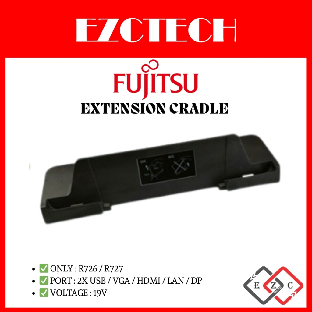 Fujitsu Tab R726 R727 EXTENSION CRADLE DOCKING (ตกแต่งใหม่)