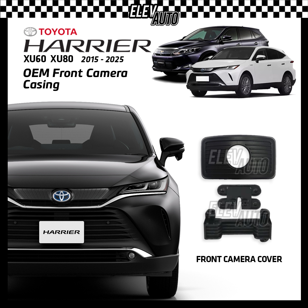 Toyota Harrier XU60 XU80 2015 - 2025 OEM กล้องหน้าที่อยู่อาศัยกล้องด้านหน้าปลอกฝาครอบ