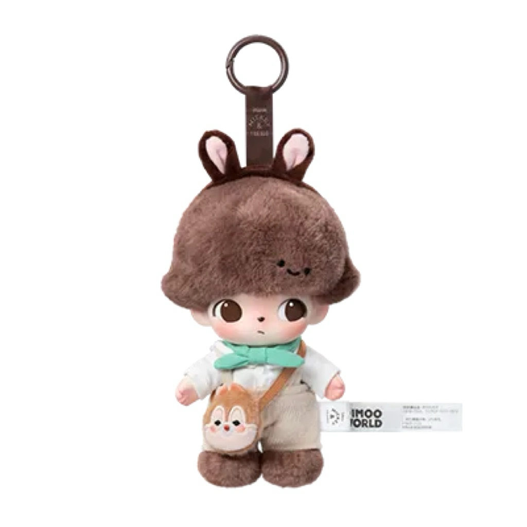 Popmart Dimoo - พวงกุญแจตุ๊กตาไวนิล Disney Series ( Chip and Dale )