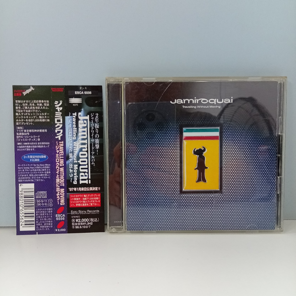 U270-38 CD TERPAKAI [ JAMIROQUAI - JAMIROQUAI TRAVELLING WITHOUT MOVING ] USD CD U270-38
