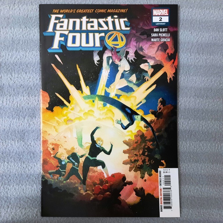 Fantastic Four 2 (6th Series Marvel Comics) Dan Slott, Sara Pichelli (F4)