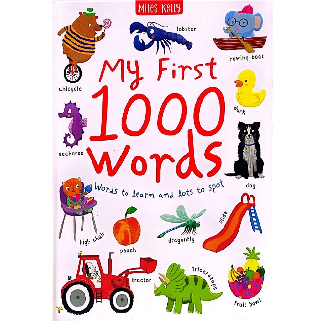 [MILES KELLY] MY FIRST 1000 WORDS - คําในการนอนและล็อตเพื่อจุด