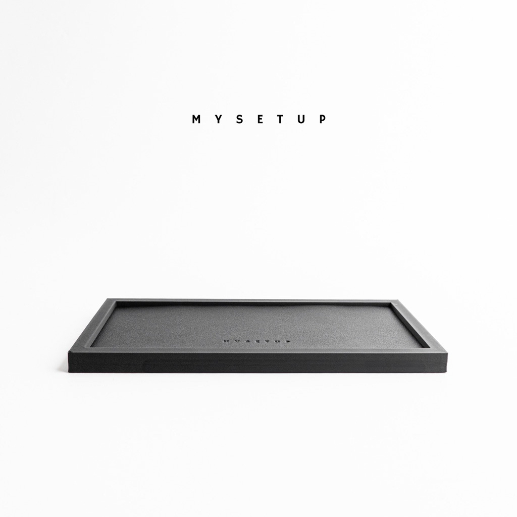 MYSETUP ถาดวางโต๊ะพร้อมหนัง