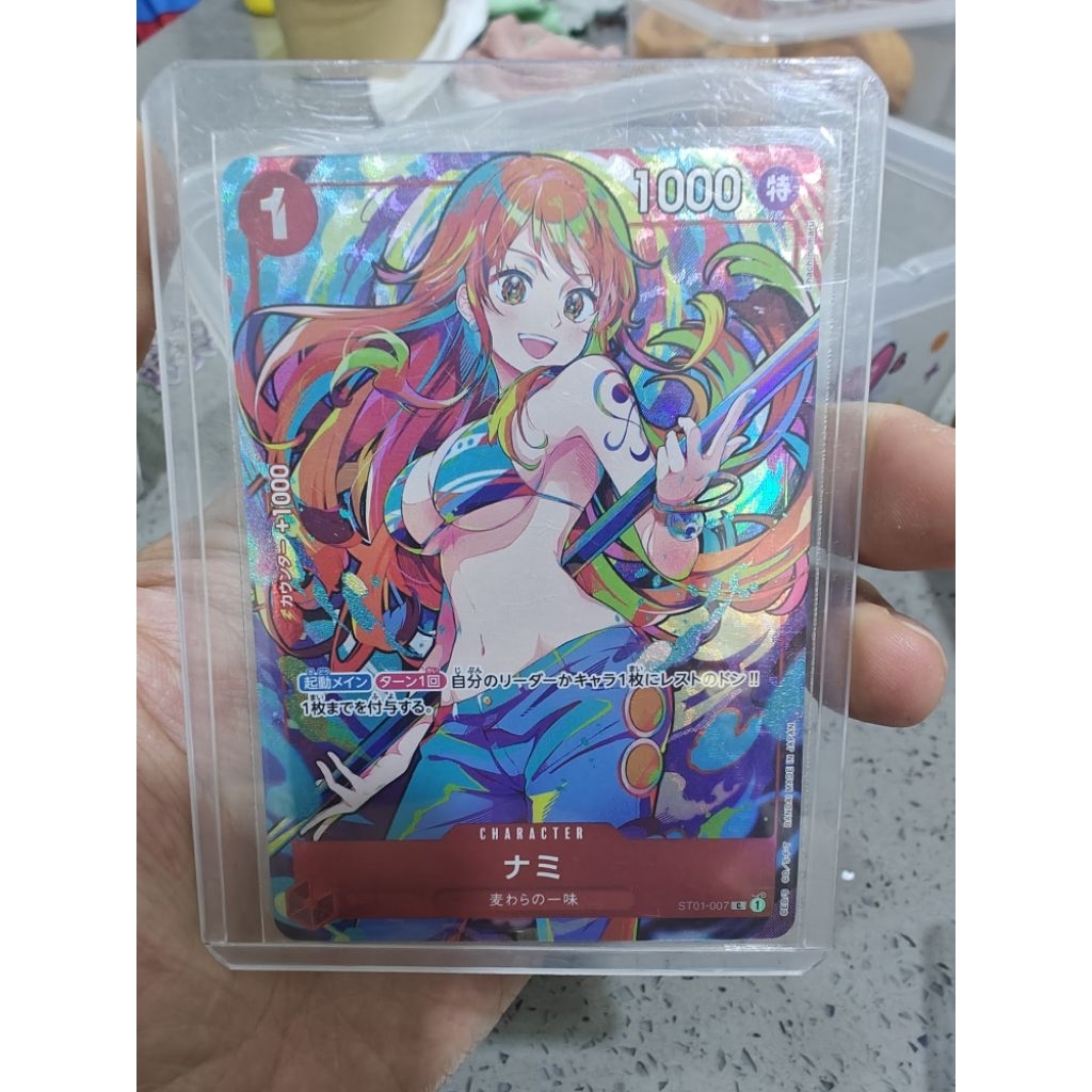 Bandai One Piece OPTCG Parallel AA ST01-007 Nami PRB Box