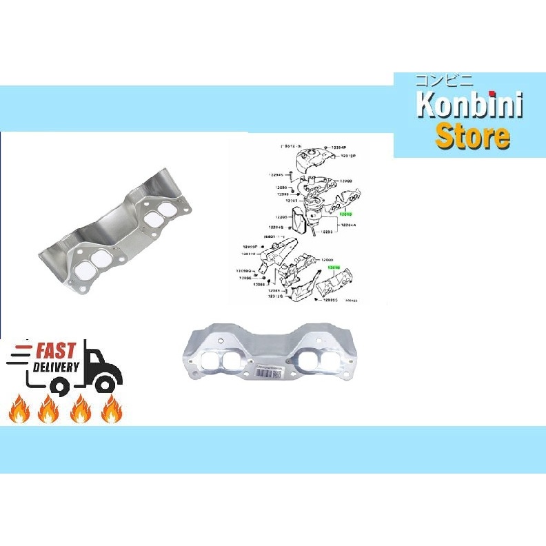 GASKET ,EXHAUST MANIFOLD Mitsubishi/Proton Arena/Wira 4G15/12V, FUSO (MD150525)