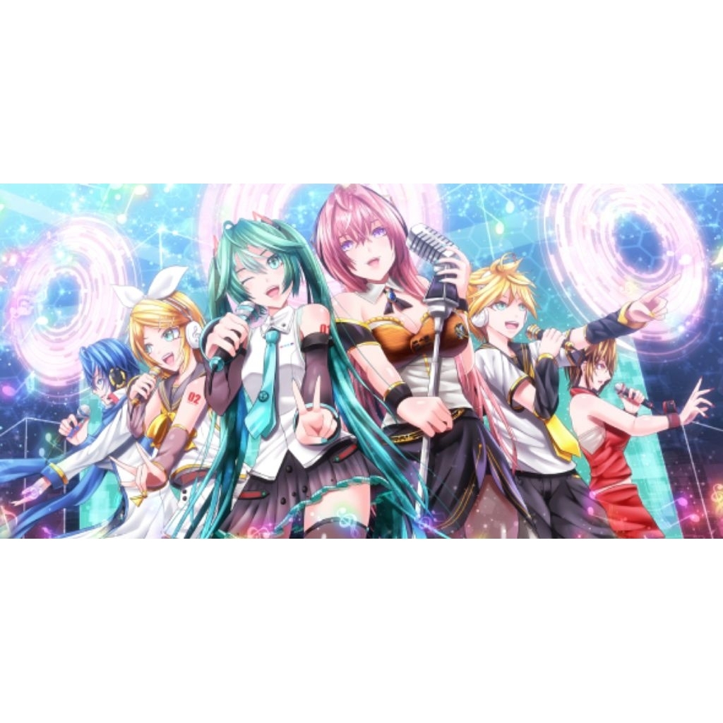 ️ พวงกุญแจยางอนิเมะ Vocaloid Miku สินค้า