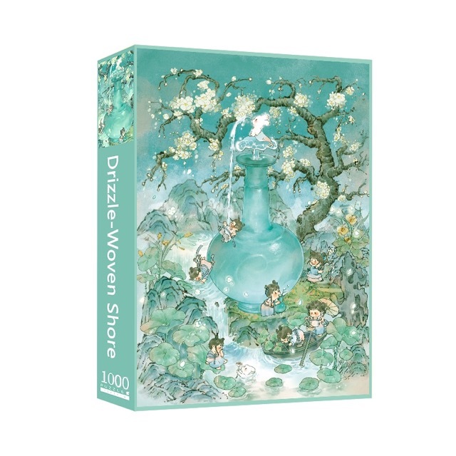 ปริศนา 1000 ชิ้น PJLT-Drizzle-Woven Shore