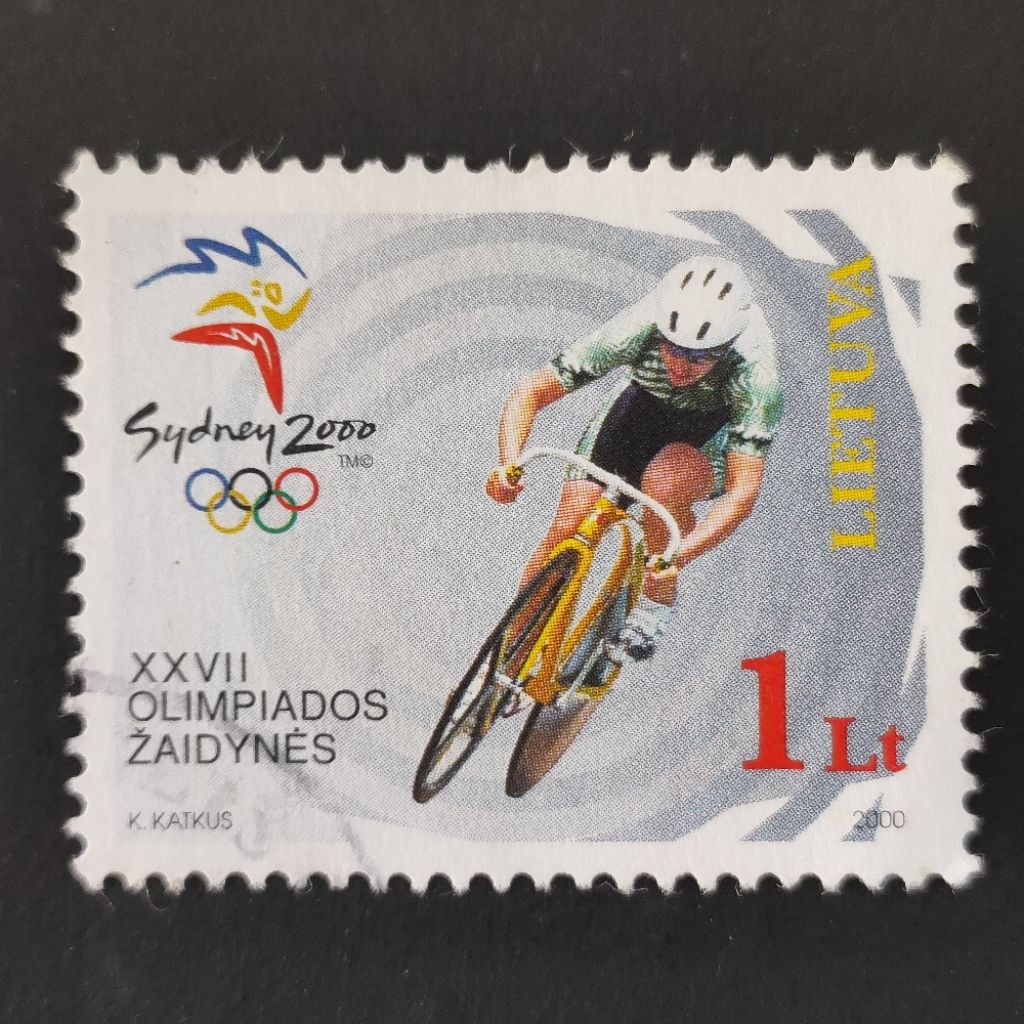 2000 Stamp Litunia-Unique Used Stamp-Summer Olympic Games Sydney XXVII