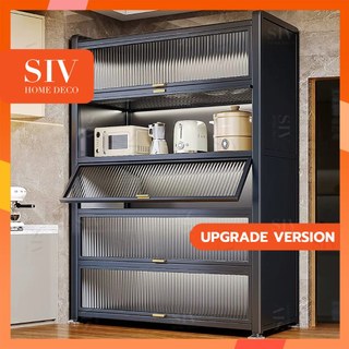 SIV Rak Kabinet Besi Simpanan Dengan Pintu – Untuk Dapur & Rumah