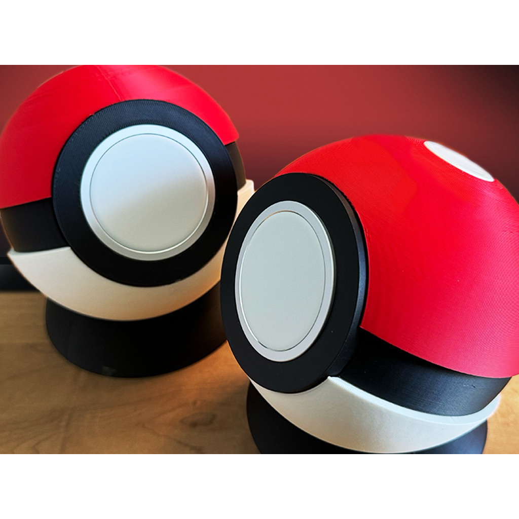 Poké Ball (M)agSafe Charger & Watch Holder – Pokemon Docking Station Pengecas Perhisan