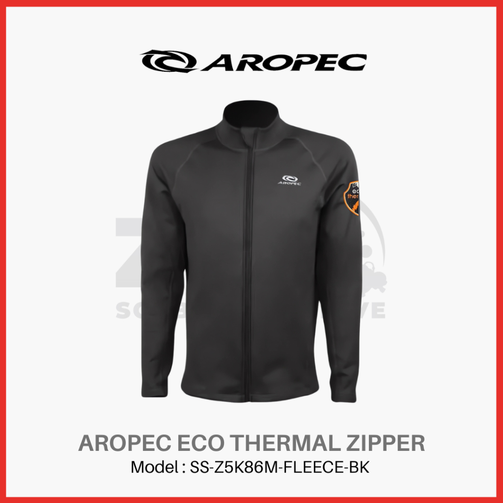 Aropec Eco Thermal Zipper Wetsuit Jacket Unisex ขนแกะคุณภาพสูง ราคา ถูกที่สุด ดีลบีเคเค