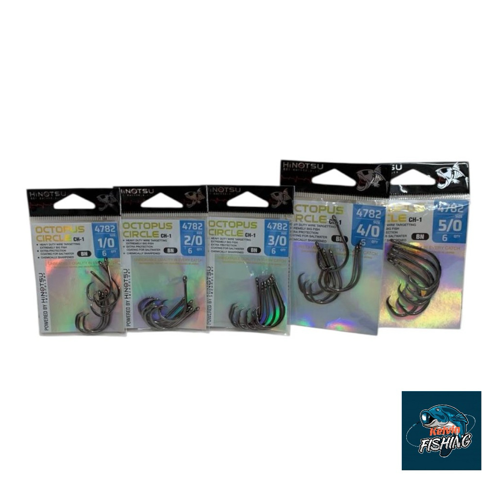 HINOTSU NEW TYPE 4795 OCTOPUS CIRCLE HOOK
