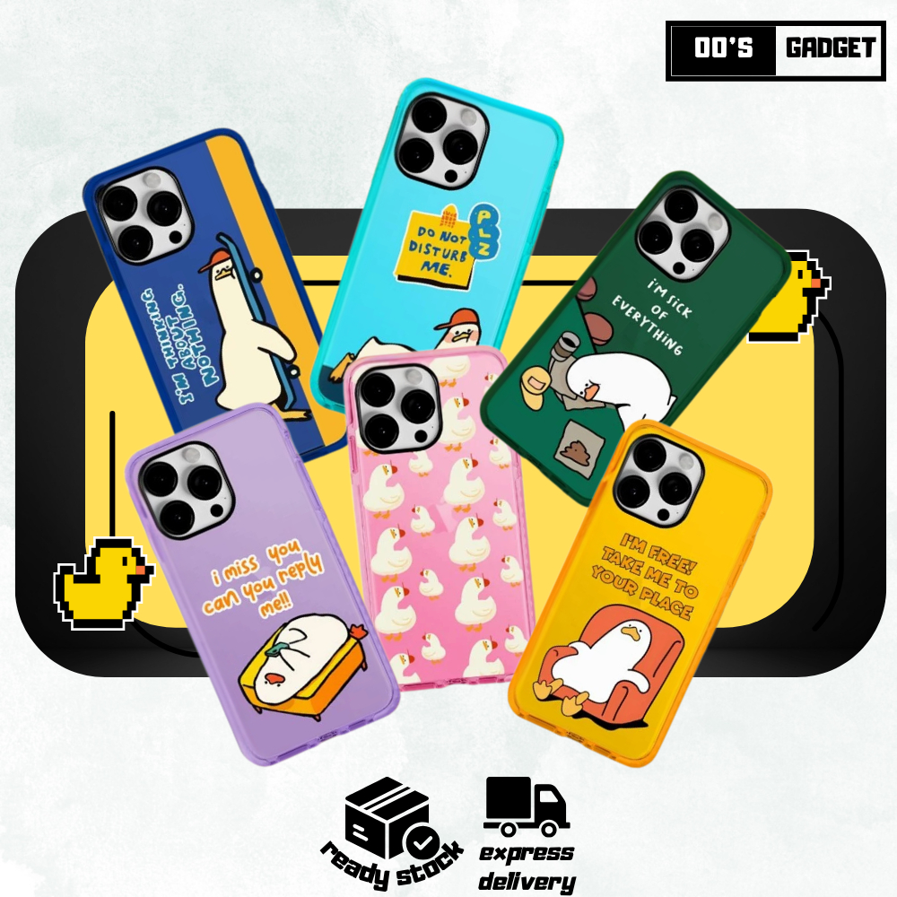 DUCK DUCK เคส IMD เข้ากันได้กับ iPhone series 17 Pro max 16 Pro Max 15 Pro Max 14 Pro Max 13 Pro Max