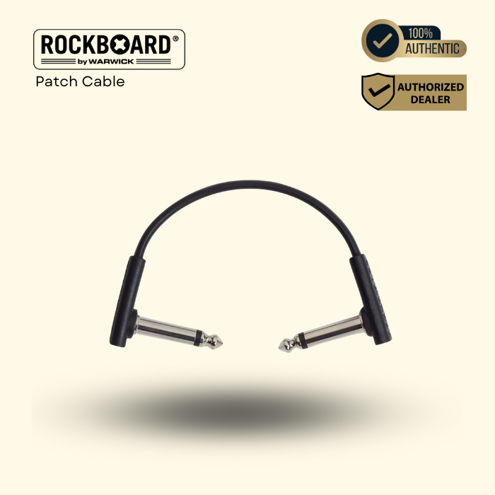 Rockboard By Warwick Guitar Flat Patch Cable - 10Cm/3.93Inch