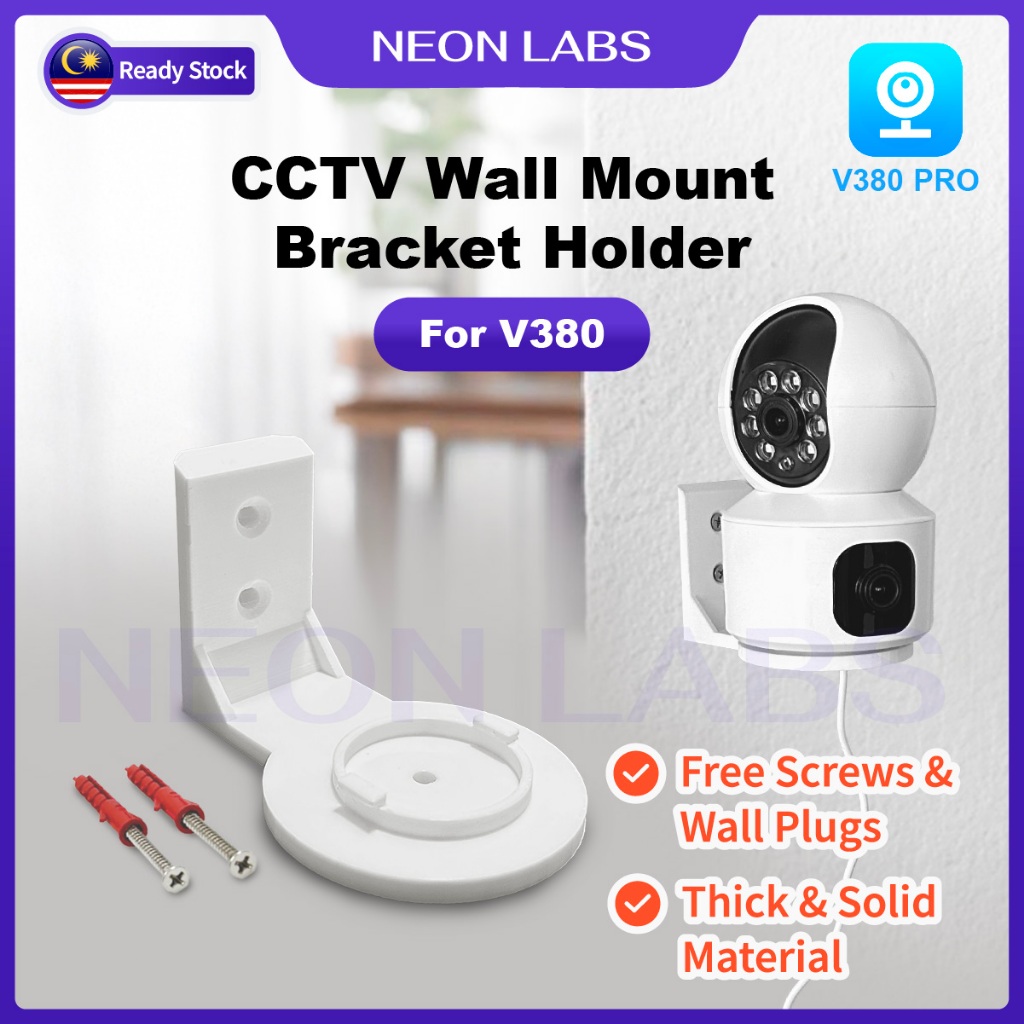 V380 Smart Camera Wall Mount Bracket Holder ใช้งานร่วมกับ SQ001 Dual Band, BQ2, Q1, PTZ Q6, ICSEE V1