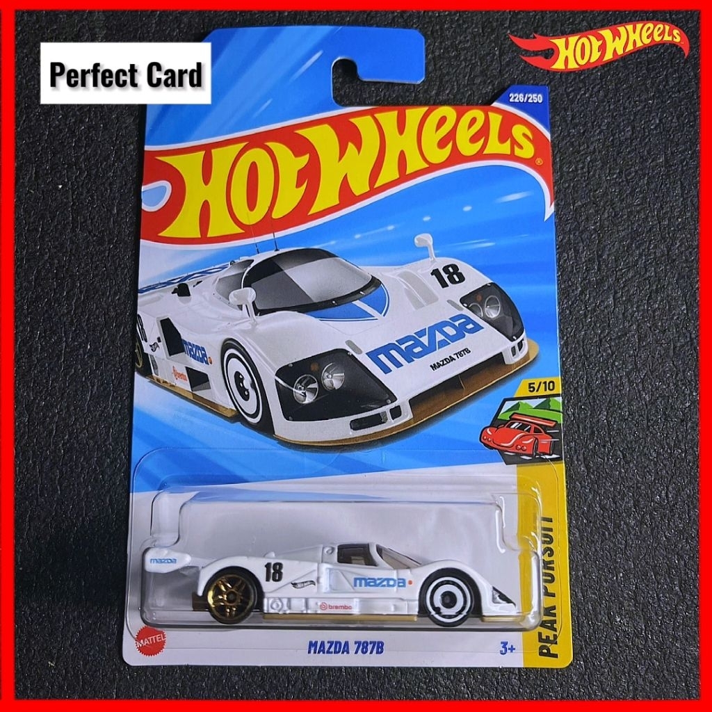 Hot Wheels Mazda 787b สีขาว 2025 24h Le Mans Hotwheels Circuit Racing Car Hotwheel Lemans Mazda 787b