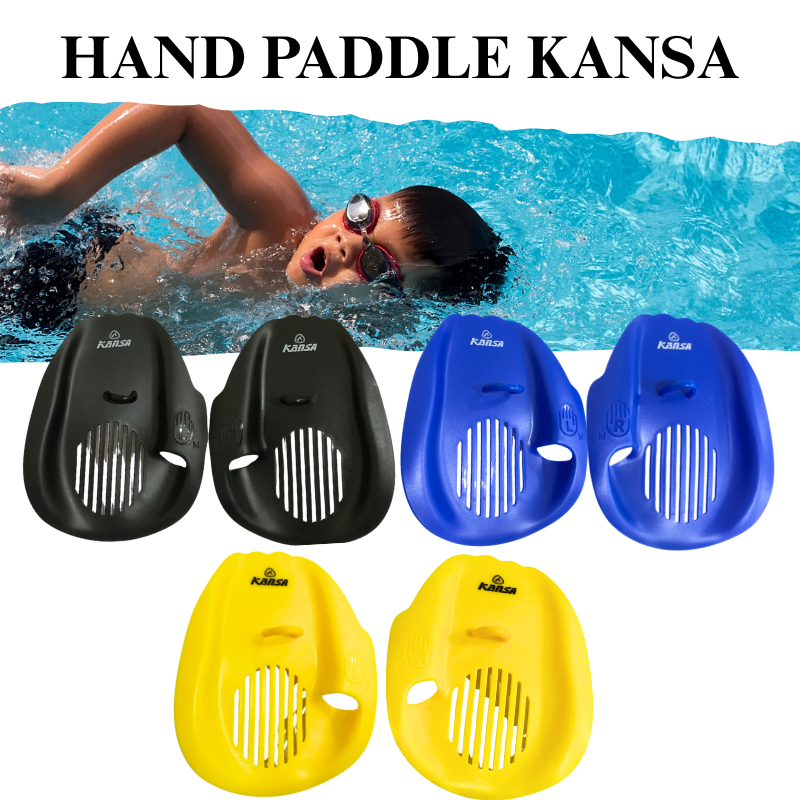 Kansa Swimming Hand Paddle Swim Fin Training ผู้ใหญ่ผู้ชายผู้หญิงเด็ก /Alat Renang มือกบว่ายน้ํา