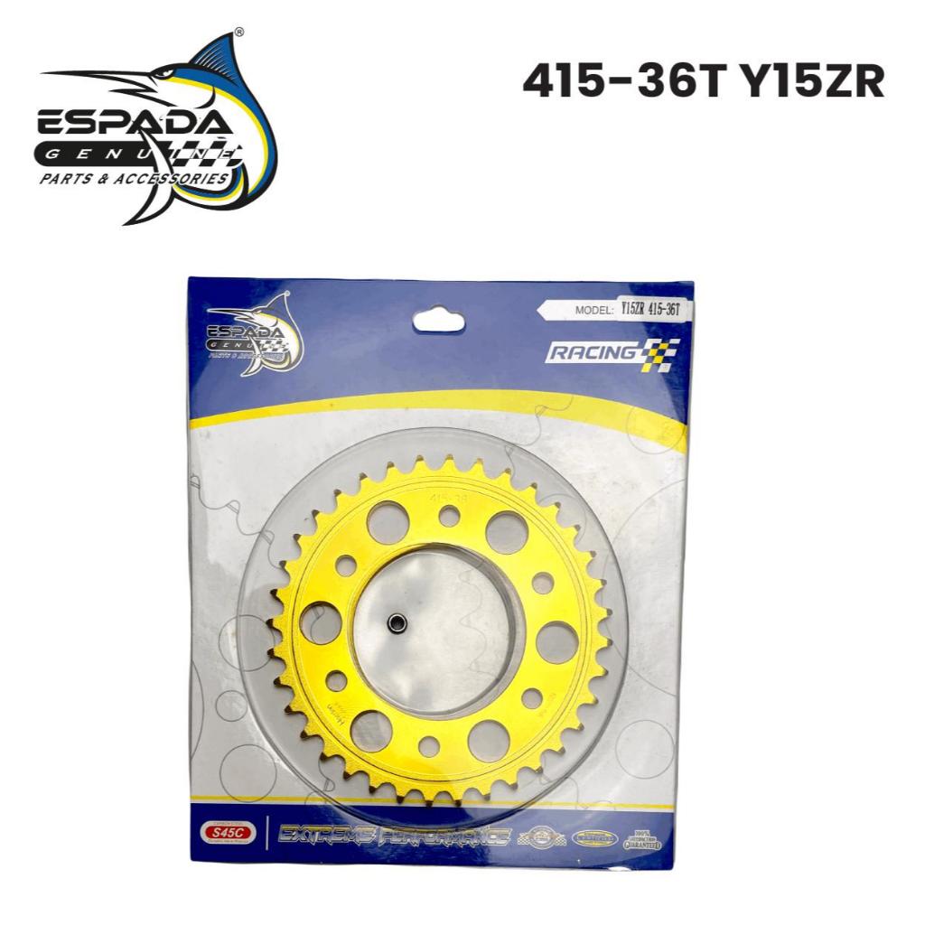 SPROCKET RACING HD-II GOLD (R) RS150 (428-38T) / RXZ (415-39T/40T) / RXZ (428-35T/36T)