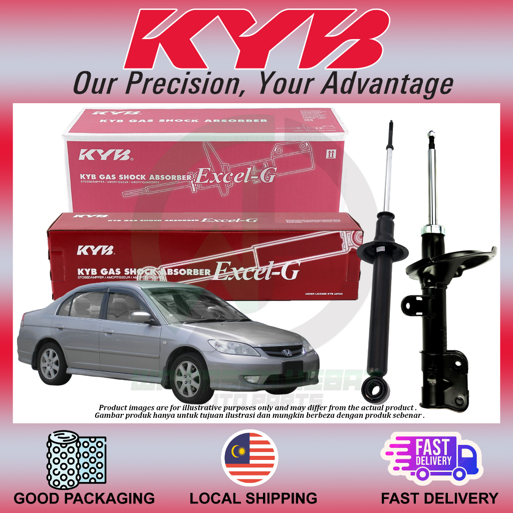 Honda Civic ES S5A S5H S5G หน้า/หลัง Excel G โช้คอัพแก๊ส KYB KAYABA 2001-2005