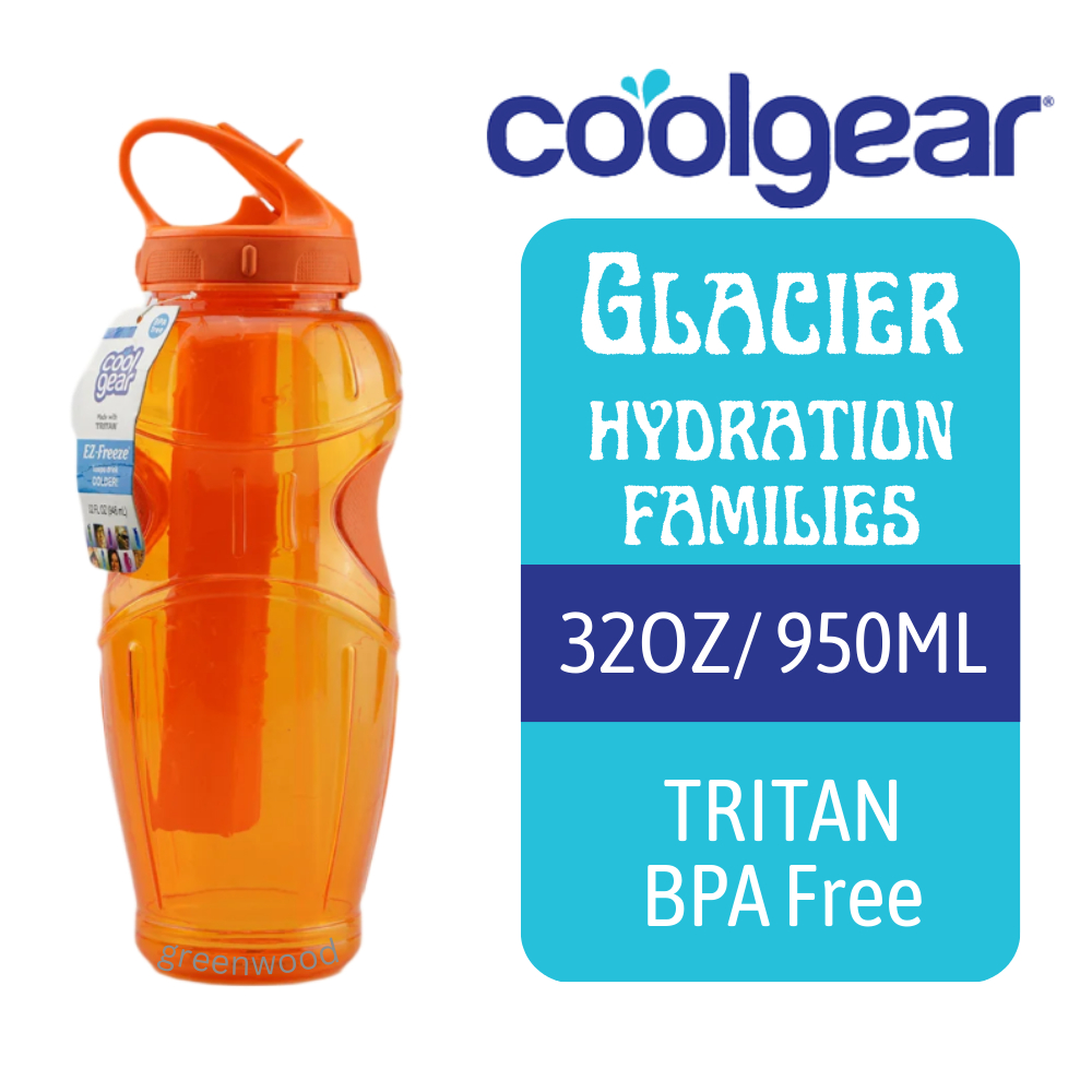COOL GEAR Hydration Families Glacier ขวดน้ํา Tritan ขนาด 32 ออนซ์