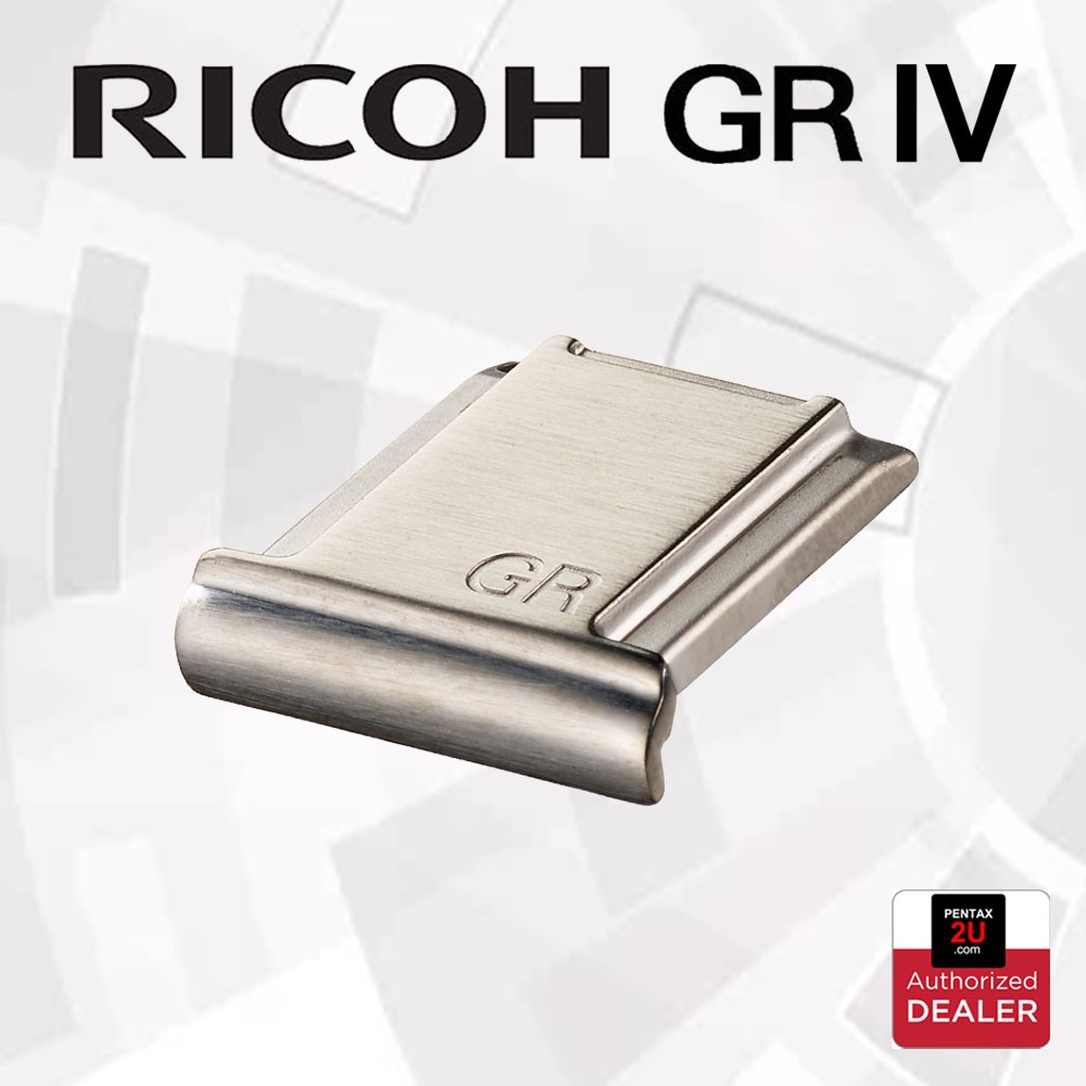 ฝาครอบรองเท้าร้อนโลหะ Ricoh GK-2 (สีเทา) สําหรับ Ricoh GR IV