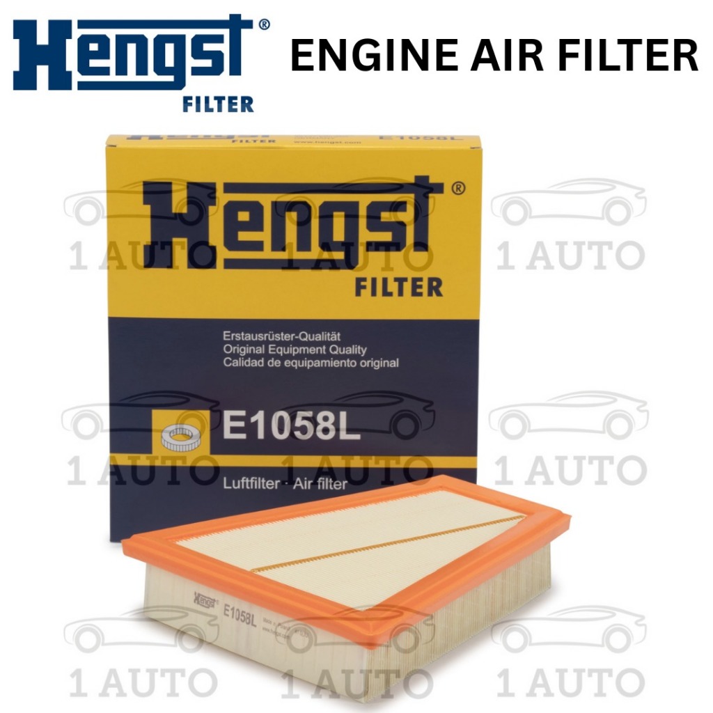 HENGST GERMANY เครื่องยนต์กรองอากาศ BMW F10 LCI 520i 528i N20 เครื่องยนต์ E89 Z4 23i 28i X1 E84 20i
