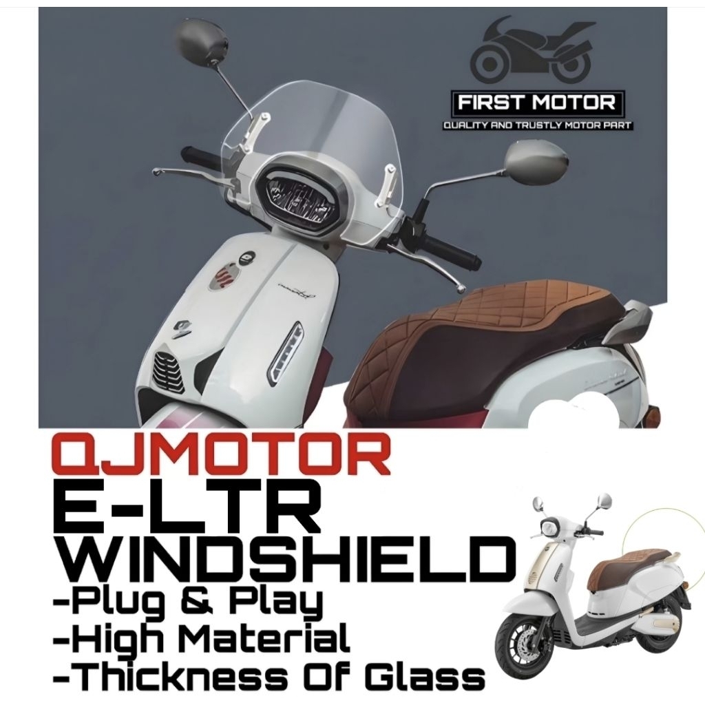 QJMOTOR ELTR150 ELTR 150 E-LTR 150 E-LTR150 Wind Shield อุปกรณ์เสริมแบบปรับได้อุปกรณ์เสริมดัดแปลง